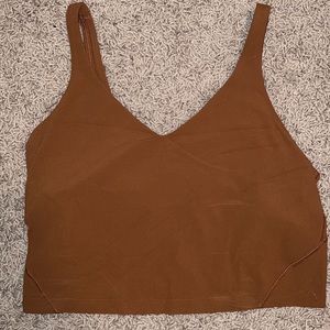 Lululemon Brown Align V-Neck Tank Top Women’s Size 10.
